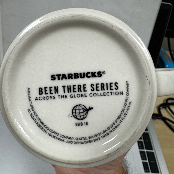 Philadelphia Themed Mug - White and Blue - Picture 5 of 5